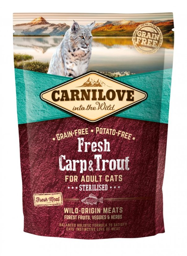 Carnilove Cat Fresh Carp & Trout Sterilised Adult 400g