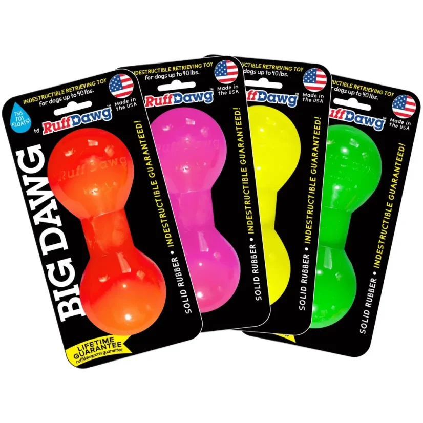 Ruff Dawg nezničitelná hračka pro psy činka 15 cm