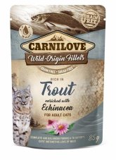 Carnilove Cat Pouch Rich in Trout with Echinacea 85 g