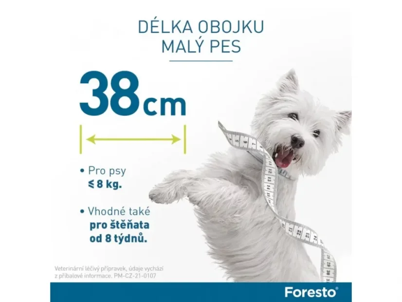 Foresto 38 obojek pro kočky a malé psy do 8 kg