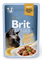 Brit Premium Cat kapsička Fillets in Gravy With Tuna 85g (EXP: 4/2026)