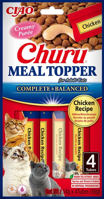 Churu Cat Meal Topper Chicken Recipe 4x14g