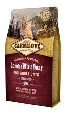 Carnilove Cat Lamb & Wild Boar Adult Sterilised 2 kg
