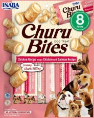 Churu Dog Bites Chicken wraps Chicken + Salmon 8x12g