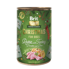 Brit Care Dog Christmas can Rabbit králík a krůta 400 g