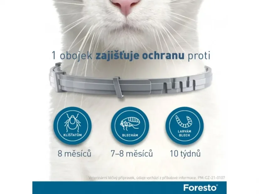 Foresto 38 obojek pro kočky a malé psy do 8 kg