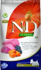 N&D Pumpkin Dog Adult Mini Lamb & Blueberry 2,5 kg (EXP: 6/2025)