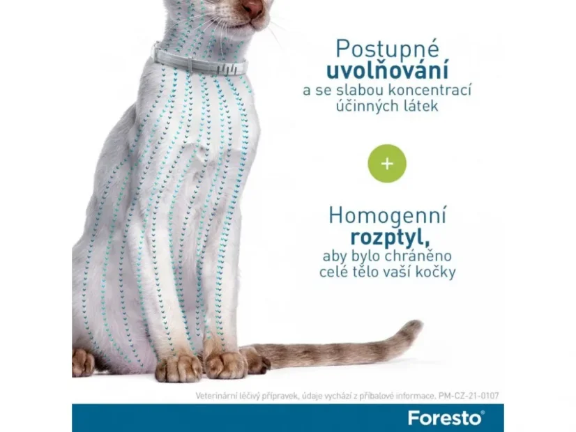 Foresto 38 obojek pro kočky a malé psy do 8 kg