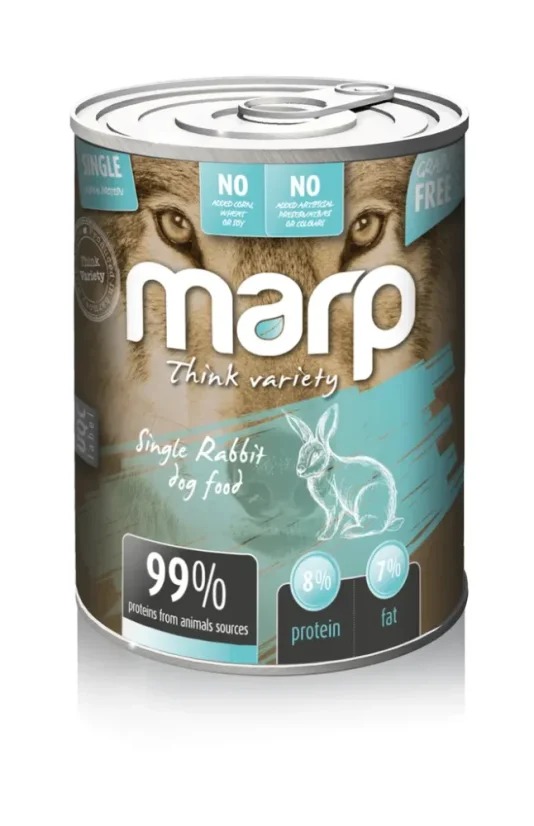 Marp Variety Single králík konzerva pro psy 400 g Marp Variety Single králík konzerva pro psy 400 g