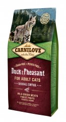 Carnilove Cat Duck & Pheasant Adult Hairball Control 6 kg