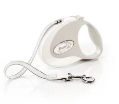 Vodítko FLEXI Style S pásek 3m/12kg bílá