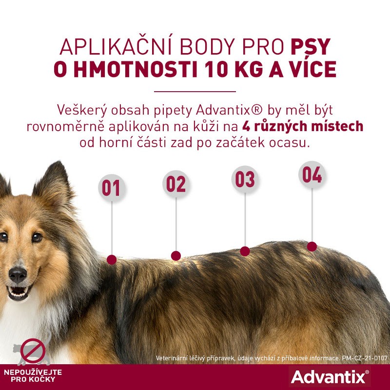 Advantix Spot On 1x6ml pro psy 40-60 kg (EXP: 1/2026)