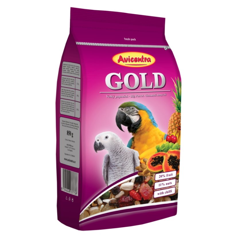 Avicentra Velký Papoušek GOLD 850g