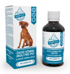 Čistič očního okolí pro psy TOPVET 50ml (EXP: 6/2026)