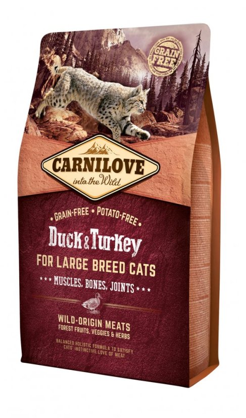 Carnilove Cat Large Breed Duck & Turkey 2 kg