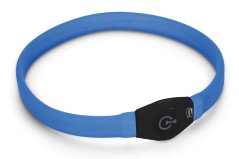 Obojek USB Visio Light LED nabíjecí 65cm modrý