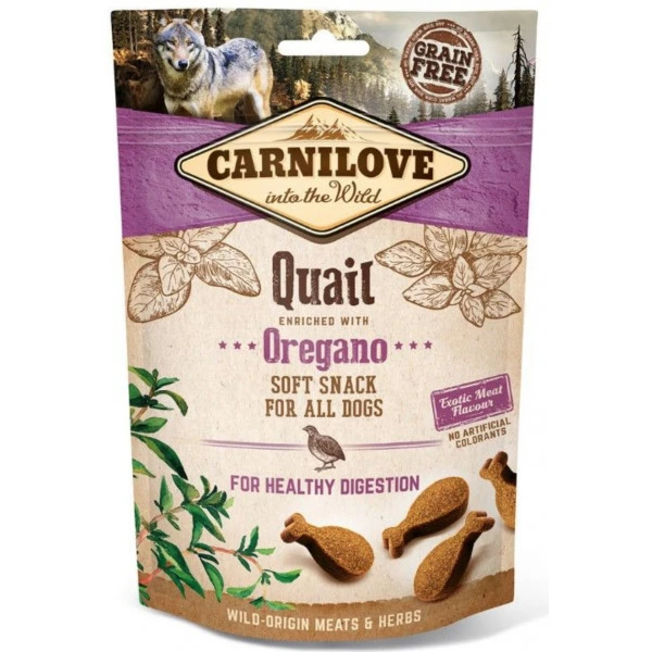 Carnilove Dog Semi Moist Snack Quail & Oregano 200 g