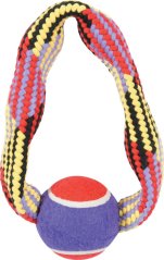 Zolux TENNIS BALL ROPE kruh 23cm