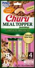 Churu Dog Meal Topper Chicken with Salmon Recipe 4x14g