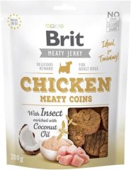 Brit Jerky Chicken with Insect Meaty Coins 200g (EXP: 4/2026)