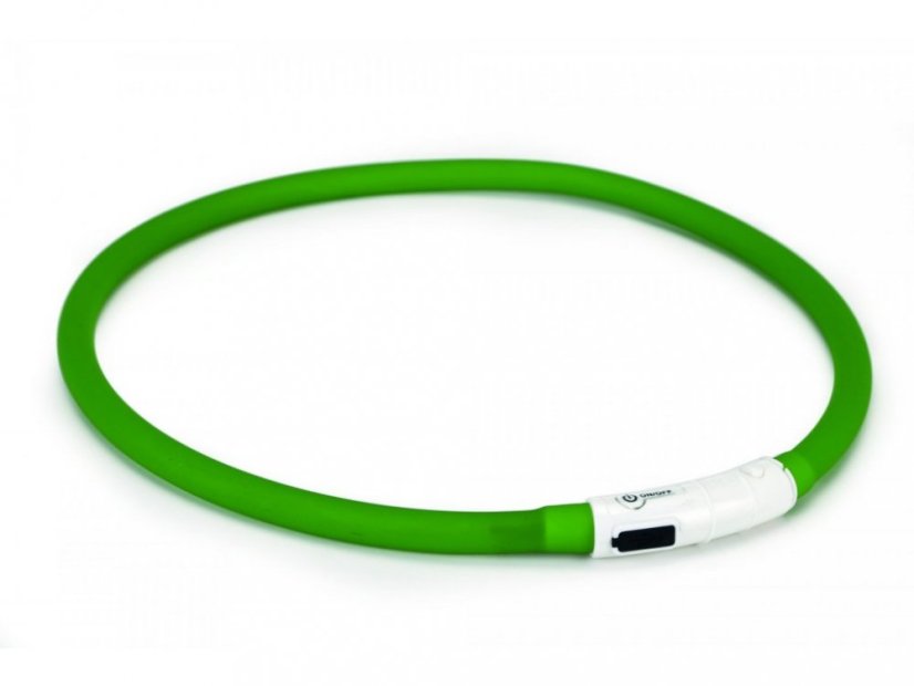 Obojek USB Visio Light 70cm zelený Obojek USB Visio Light 70cm zelený