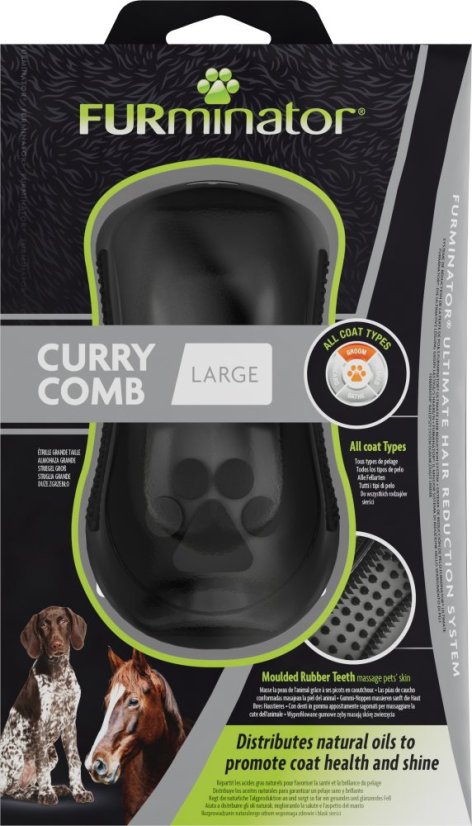 FURminator hřeben Curry Comb Large pro psy a koně